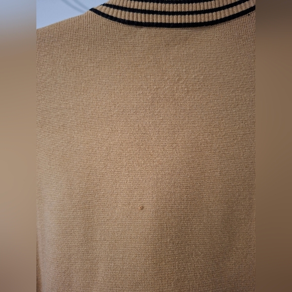 Contemporaine (for Simon's) Women's Camel & Black Long-line Cardigan (Size S) - Picture 8 of 8